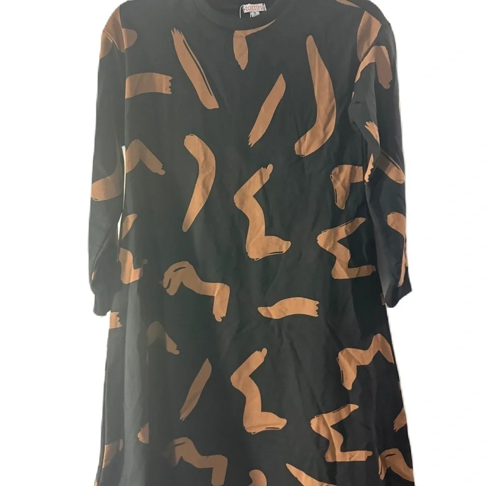 Tottini NWOT Black, Brown, Navy Patterned Dress bundle of 3